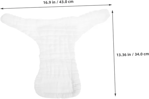 Vista 2 de Pañales de tela para bebé, reutilizables, sostenibles, 5 piezas, insertos de algodón para recién nacidos, impermeables, fáciles de mantener