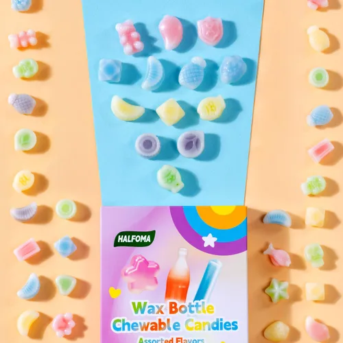 Vista 2 de Halfoma Botellas de cera de caramelo en caja 4.16 oz