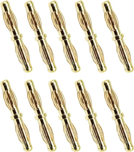 Vista 4 de FLY RC - 20 pares de conectores banana macho hembra de 4.0mm 4mm para batería ESC motor RC