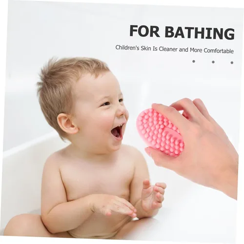 Vista 7 de NOLITOY Cepillo de baño suave para limpieza de la piel, 2 piezas, promueve el desarrollo sensorial, la unión emocional para una estimulación táctil