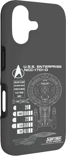 Vista 3 de Star Trek: The Next Generation U.S.S. Enterprise NCC-1701-0 Case for iPhone 17