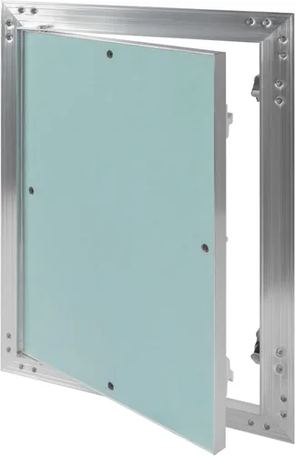 Vista 33 de Panel de acceso de aluminio para paneles de yeso de 6 x 6 pulgadas, puerta del eje de servicio, plomería, electricidad, calefacción, escotilla