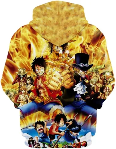 Vista 2 de sekwpig Sudaderas con capucha de Anime Games para adultos, con estampado 3D, sudaderas para cosplay