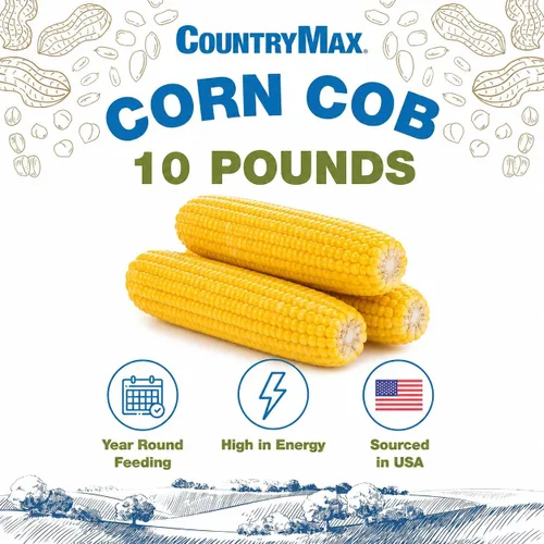 Vista 2 de CountryMax Alimento para animales de mazorca de maíz de 10 libras