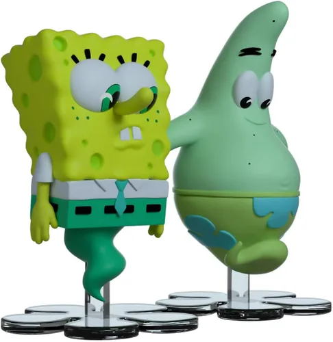 Vista 7 de Youtooz Spooky Spongebob and Patrick - Figura de vinilo de 4 pulgadas, figura coleccionable de Bob Esponja espeluznante y Patrick, 2