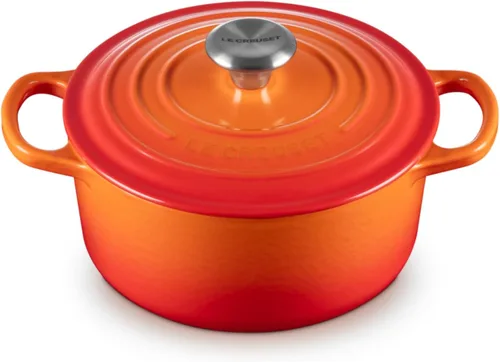 Vista 24 de Le Creuset Horno holandés redondo Signature de hierro fundido esmaltado, 4.5 cuartos de galón., Artichaut