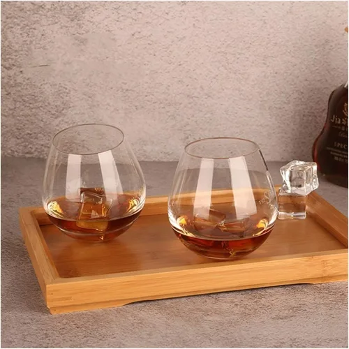 Vista 2 de Vaso de whisky, whisky de malta individual Singleton, vaso agitado con forma de huevo Roly-Poly Liquor Whisky Copa de vino BAR Dropship