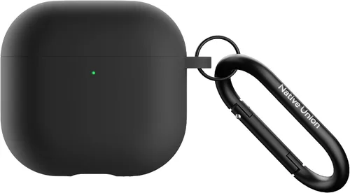 Vista 9 de Native Union Funda activa para AirPods 4 y AirPods 4 con cancelación activa de ruido, funda de silicona mate suave y sedosa con clip para fijar
