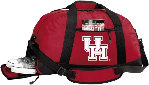 Vista 25 de Texas A&M Bolsa de lona - Texas A&M Aggies - Bolsas de gimnasio con bolsillo para zapatos, Negro