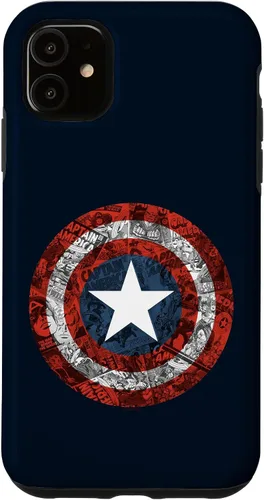 Vista 8 de Marvel Funda de escudo cómico del Capitán América para iPhone 17