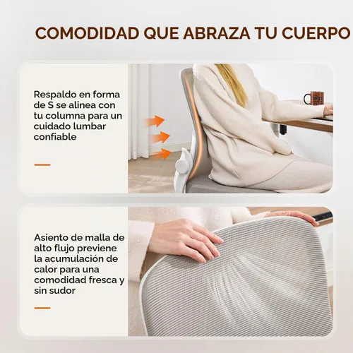 Vista 6 de Silla de dibujo sin brazos, silla de oficina alta con anillo ajustable para el pie y soporte lumbar, silla de escritorio alta de malla ergonómica