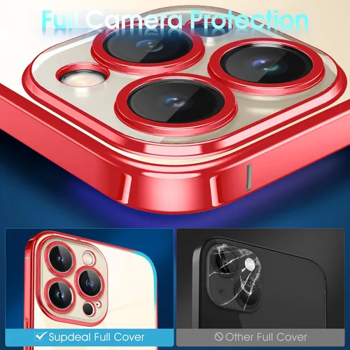 Vista 544 de Supdeal Funda cristalina transparente para iPhone 11, [No se amarillea] [Protección de la cámara] [Probado contra caídas de grado militar] Funda