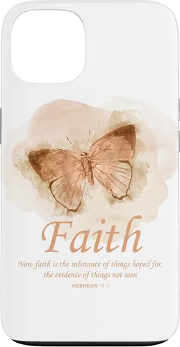 Vista 7 de Faith Bible Verse: Women’s Christian Hebrews 11:1 Quote Case for iPhone 17