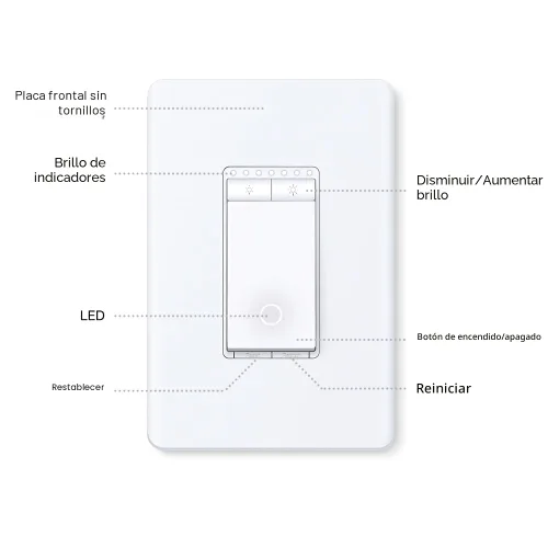 Vista 11 de TP-Link Tapo Smart - Kit de Interruptor Regulador Inteligente de 3 Vías, Compatible con Matter, Monitoreo de Energía, Cable Neutro Requerido
