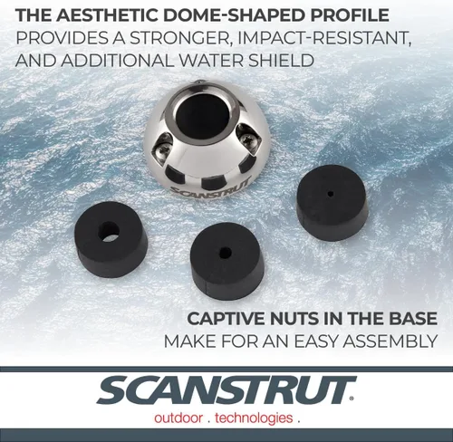 Vista 3 de Scanstrut DS16-S Mini Sello de Cable para Conectores a 0.63" y Cables 0.08"-0.35" - Acero Inoxidable