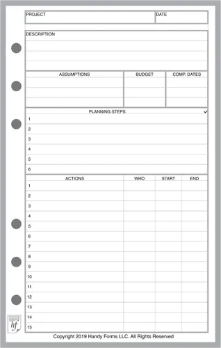 Vista 11 de Reposición de papel con cuadrícula de puntos de tamaño compacto (0,10"), dimensionado y perforado para cuadernos Franklin Covey Compact y otros