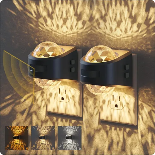 Vista 25 de JandCase - Luces nocturnas enchufables a la pared, proyector de estrellas