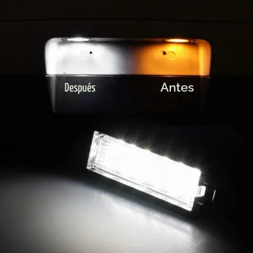 Vista 3 de Conjunto de lámpara LED para placa de matrícula para Dodge Charger Challenger Chrysler 300 Pacifica Jeep Compass 6000K Dimond White 2015-2019