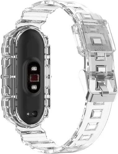 Vista 12 de REYDA Correa de silicona compatible con Xiao Mi Smart Band 7/Mi Smart Band 6/Mi Smart Band 5, suave y flexible y transpirable, pulsera de silicona
