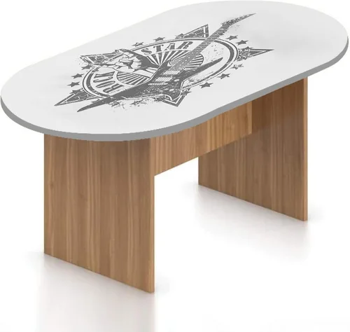 Vista 13 de Mantel ajustable ovalado de poliéster elástico de fantasía, diseño de casa del bosque en musgo, diseño de bosque encantado, se adapta a mesas