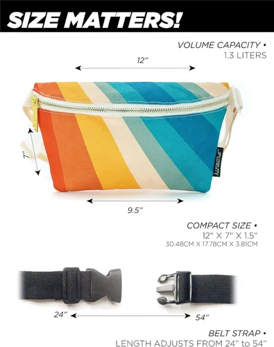 Vista 3 de FYDELITY Riñonera ecológica reciclada y sostenible para mujeres, linda bolsa de festival, pequeñas riñoneras para mujeres, riñonera rave