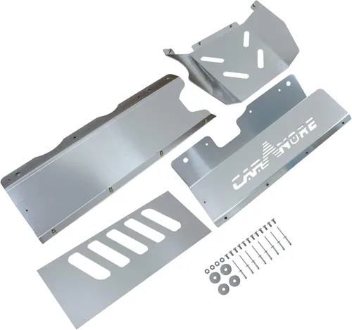 Vista 5 de Protector de convertidor catalítico de aluminio compatible con Mitsubishi Outlander Sport 2015 2016 2017 2018 2019 2020 2021 2022 – Catalizador