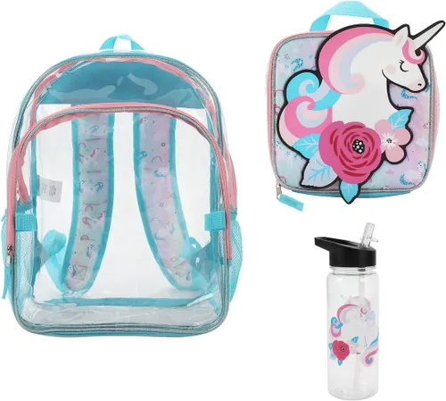 Vista 22 de BIOWORLD Set de Mochila para Niñas Lilo & Stitch (niño pequeño/niño grande) Morado Talla Única