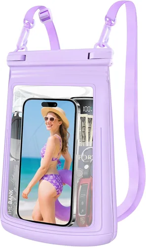 Vista 14 de Bolsa impermeable flotante para teléfono, [espacio expandible] IPX8 Bolsa seca impermeable para iPhone 16 15 14 13 Pro Max Samsung S25 S24 S23