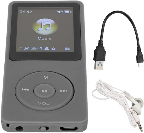 Vista 8 de Reproductor de MP4 - Reproductor de música LCD de 1.8 pulgadas, altavoz HD integrado, reproductor de música portátil ideal para deportes