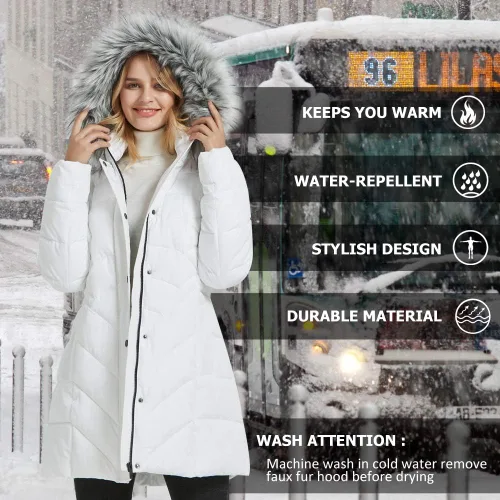 Vista 7 de BINACL - Chaqueta de invierno para mujer (7 colores, XS-XL)