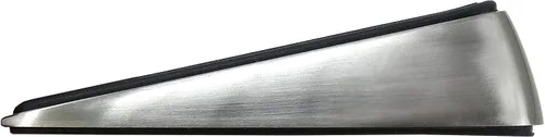 Vista 3 de Shepherd Hardware 3314 Cuña de puerta de níquel satinado con agarre de base de goma antideslizante