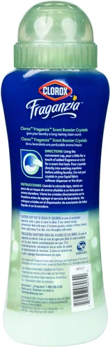 Vista 6 de Clorox Fraganzia Cristales Potenciadores de Aroma para Lavandería en Aroma de Madera de Cedro y Salvia - Perlas Perfumadas Frescas para el Lavado
