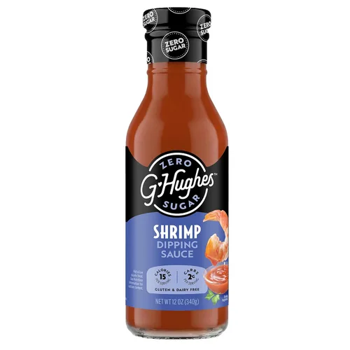 Vista 19 de G Hughes Salsa de chile dulce sin azúcar de 18 onzas (paquete de 3) Salsas de inmersión y adobos que son libres de gluten, bajas en carbohidratos