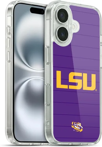 Vista 98 de Head Case Designs Funda de gel suave con licencia oficial de la Universidad Estatal de Louisiana LSU Camou compatible con Apple iPhone 7 Plus/iPhone