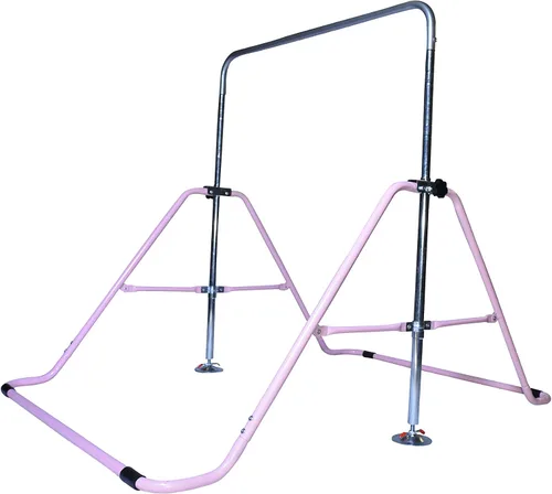 Vista 9 de XINDONGSHENG - Barra de gimnasia atlética expansible para niños, barra de equilibrio para entrenamiento junior, gimnasio, color morado con 2 pies x