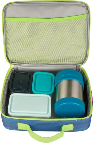 Vista 2 de Octonauts Funda térmica para lonchera, reutilizable y duradera, bolsillo de malla para almacenamiento adicional, diseño delgado para un fácil