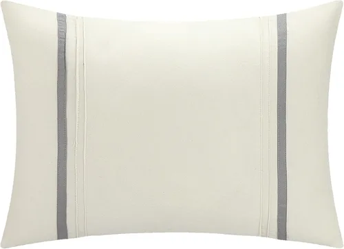 Vista 10 de Chic Home, set de cama de 8 unidades, colcha bordada con diseño floral., Microfibra, Amarillo, King