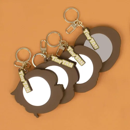 Vista 6 de BTS TinyTan Dynamite Mirror Llavero Llavero Accesssories (Jimin), Amarillo