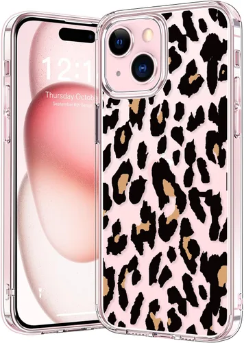 Vista 57 de bicol - Funda protectora a prueba de golpes para iPhone 15 Plus, funda delgada de acrílico transparente y diseños modernos para niña y mujer, 6.7