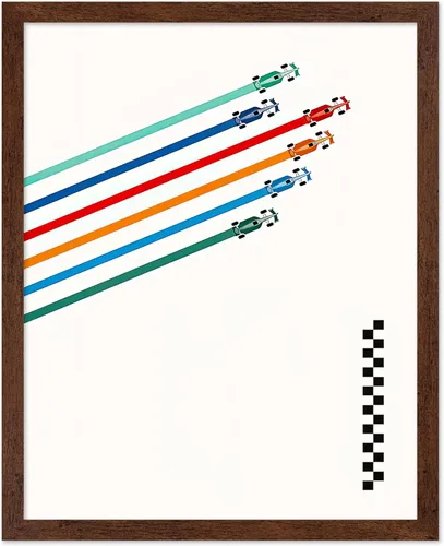 Vista 28 de Poster Master Póster de carreras de autos 2023, impresión de autos de carreras, arte de carreras de autos deportivos, regalo para hombres, mujeres