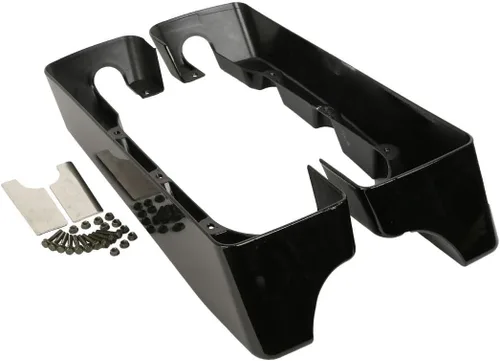 Vista 10 de TCMT Extensión de Bolsa de Sillín Dura Estirada de 4" Compatible con Modelos Harley Touring CVO Road Glide Road King Street Glide Electra Glide