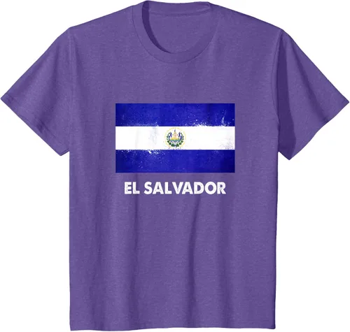 Vista 51 de Camiseta de la bandera de El Salvador Camiseta salvadoreña