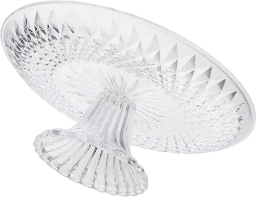 Vista 9 de Luxshiny Soporte de postre Plato de fruta para mesa Acrílico ligero Fácil de transportar Instalar