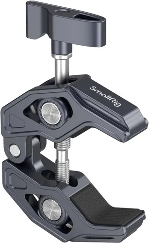 Vista 8 de SMALLRIG Abrazadera en forma de cangrejo, soporte para cámara, 1/4"-20, 3/8"-16 agujeros roscados, carga útil de 7.7lbs/3.5kg, compatible
