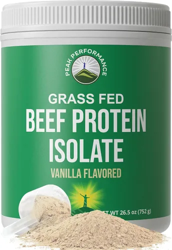 Vista 11 de Polvo de Proteína de Res Alimentada con Pasto - Aislado de Proteína de Res Libre de Lactosa de Gran Sabor. Suplemento Paleo para Construcción