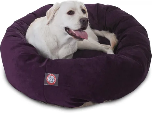 Vista 43 de Majestic Pet Villa - Cama para perros de espuma viscoelástica triturada de 32 pulgadas para perros de tamaño mediano, 32 x 23 x 7 pulgadas, cama