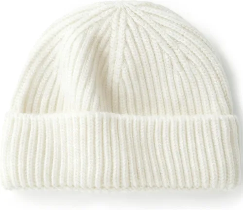 Vista 13 de Gorros de pescador de lana merino 100% para hombre, gorro de Gris