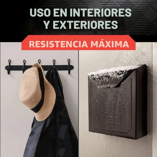 Vista 8 de Scotch-Mount Cinta de montaje de doble cara resistente, cinta de montaje extrema negra, 1 rollo de cinta adhesiva, cinta de pared de 1 pulgada x 400
