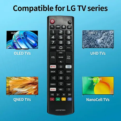 Vista 9 de AKB75675304 Reemplazo de control remoto universal, apto para LG Smart TV 32LM570BPUA 32LM620BPUA 32LM630BPUB 55UM69 65UM73000PUA 55UM6900PUA