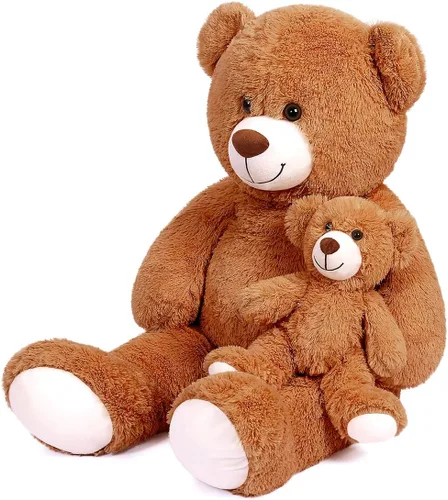 Vista 2 de Oso de peluche grande para mamá, oso de peluche gigante para bebé, oso de peluche para niños, novia en el día de la madre, día de San Valentín